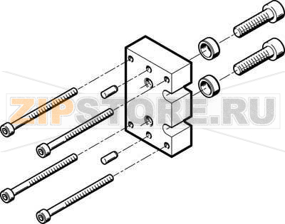 Комплект переходников Festo HAPG-80 