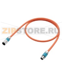 Одно удлинительный кабель 4G0.75 + 2x0.5 + 4x0.2 С Гнездо и разъем Скорость- соединение М17 женщины / мужчины М17 UL / CSA DESINA MOTION-CONNECT 800PLUS Dmax = 10,5 мм, длина (м) = 50 Siemens 6FX8002-8QE08-1FA0