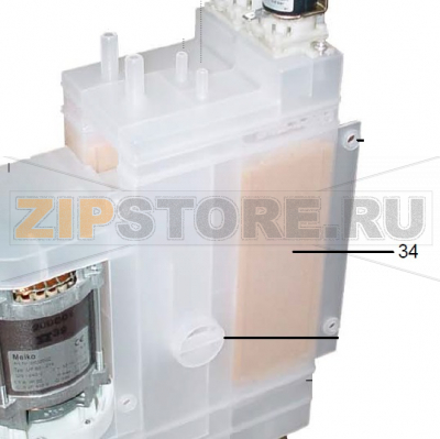 Storage tank without Pump/Valve/Cover Meiko FV 40.2 Storage tank without Pump/Valve/Cover Meiko FV 40.2Запчасть на деталировке под номером: 34Название запчасти Meiko на английском языке: Storage tank without Pump/Valve/Cover Meiko FV 40.2