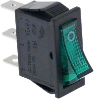 ЗЕЛЕНЫЙ ОДНОПОЛЮСНЫЙ ВЫКЛЮЧАТЕЛЬ 16А 250В