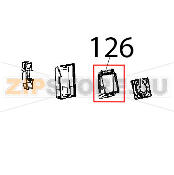 Supporto ventola raffreddamento c Unox XBC 1005E Supporto ventola raffreddamento c Unox XBC 1005EЗапчасть на деталировке под номером: 126