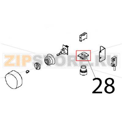 Supporto contatto Angelo Po FX101G2 Supporto contatto Angelo Po FX101G2Запчасть на деталировке под номером: 28