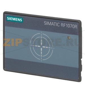 SIMATIC RF1000 Access control reader RF1070R; ISO 14443 A/B Mifare, ISO15693 Legic Prime; Legic Advant USB port; RS 232 interface; IP65 front, -25 to +55 &amp;#176;C; 90 x 62 x 25 mm LxWxH; with integrated antenna; incl. 1.8 m USB connecting cable Siemens 6GT 