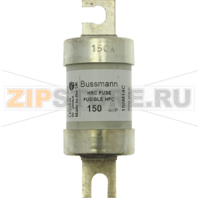 Предохранитель, 150 A, AC 600 В, DC 250 В, 200 кА, HRCII-MISC, 38x112 мм, CSA Eaton C.S.A. FUSE F 