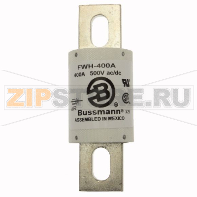 Предохранитель, 400 A, AC 500 В, 200 кА, 38x110 мм, UL Eaton BUSS HIGH SPEED FUSE 
