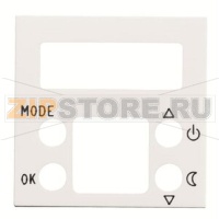 Накладка для терморегулятора, альпийский белый ABB 2CLA224050N1101