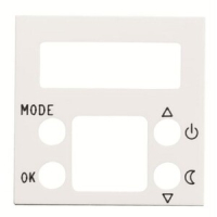 Накладка для терморегулятора, альпийский белый ABB 2CLA224050N1101