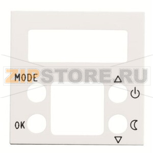 Накладка для терморегулятора, альпийский белый ABB 2CLA224050N1101 
