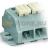 4-conductor terminal strip; 9-pole; on one side with push-buttons; with snap-in mounting feet; for plate thickness 0.6 - 1.2 mm; Fixing hole 3.5 mm O; 2.5 mm; CAGE CLAMP®; 2,50 mm; gray Wago 261-259/332-000 - 4-conductor terminal strip; 9-pole; on one side with push-buttons; with snap-in mounting feet; for plate thickness 0.6 - 1.2 mm; Fixing hole 3.5 mm O; 2.5 mm; CAGE CLAMP®; 2,50 mm; gray Wago 261-259/332-000