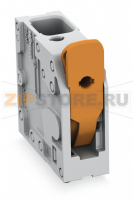 Клемма на печатную плату; рычаг; 3; Шаг контактов 7,5 мм; 1-пол.; Push-in CAGE CLAMP®; 6,00 mm; серые Wago 2606-3101