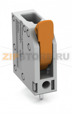 Клемма на печатную плату; рычаг; 4 mm; Шаг контактов 5 мм; 1-пол.; Push-in CAGE CLAMP®; 4,00 mm; серые Wago 2604-3101 PCB terminal blocks with lever-actuated Push-in CAGE CLAMP® connectionPush-in termination of solid and ferruled conductorsIntuitive and tool-free operationSeveral clamping units can be held open simultaneously – convenient for terminating multi-core cablesTesting can be performed both parallel and perpendicular to conductor entry...
