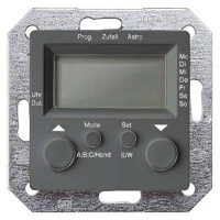 DELTA I-SYSTEM КОНТРОЛЛЕР ЖАЛЮЗИ КОМФОРТ МОНТИРУЕМЫЙ ПОД ШТУКАТУРКУ КАРБОНОВЫЙ МЕТАЛЛИК 55X55MM Siemens 5TC1525