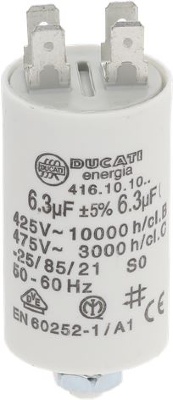 КОНДЕНСАТОР 6,3мкФ 450В 50/60Гц 
