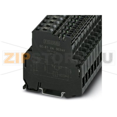 Электронный автоматический защитный выключатель Phoenix Contact EC-E1 12A контакт сигнальной цепи: 1 замыкающий контакт, номинальный ток: 12 А.Минимальный заказ: 6 шт.Упаковка: 6 шт.