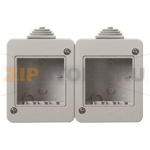 Коробка для открытой установки на 4 модуля, IP40 ABB 2CLA329210N1101 