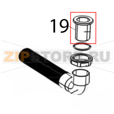 Racc. SC. 1&quot;, 1/4 Silanos NE1300 Racc. SC. 1", 1/4 Silanos NE1300Запчасть на деталировке под номером: 19