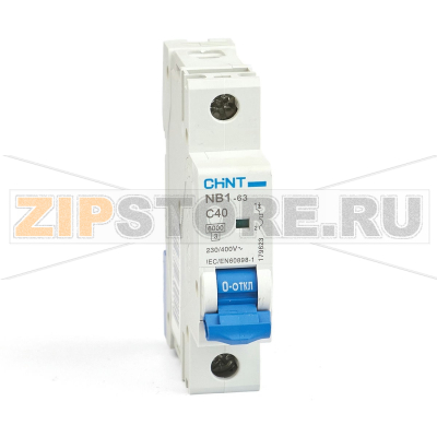 Выключатель автоматический 40 А, 6 кА, 1 полюс Chint NB1-63 