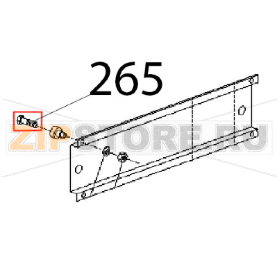 Vite TE M10x35 Angelo Po KD130EAT Vite TE M10x35 Angelo Po KD130EATЗапчасть на деталировке под номером: 265