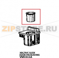 Sleek door pin bushing Unox XB 693