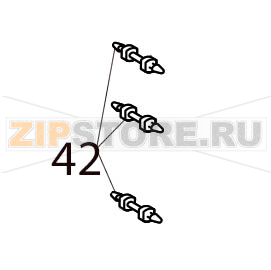Locking support LCBT-3S Toshiba TEC B-SX4T-GS10/20-QQ Locking support LCBT-3S Toshiba TEC B-SX4T-GS10/20-QQЗапчасть на деталировке под номером: 42