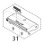 Printhead holder CAB EOS2