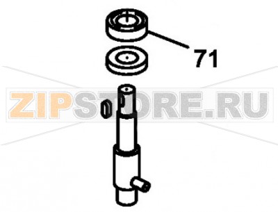 Подшипник 6205 2RS Fimar IP/40F Подшипник 6205 2RS для планетарного миксера Fimar IP/40FЗапчасть на деталировке под номером: 71Количество запчастей в комплекте: 1Оригинальное название запчасти Fimar: Bearing