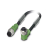 Кабель для датчика / исполнительного элемента Phoenix Contact SAC-8P-M12MS/ 3,0-PUR/M12FR