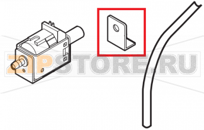 Pump holder Lainox NAEB101R     Pump holder Lainox NAEB101RЗапчасть на сборочном чертеже под номером: C2Название запчасти на английском&nbsp;языке: Pump holder Lainox NAEB101R