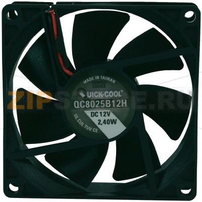 Вентилятор 12 В/DC, 67.96 м³/ч, 80x80x25 мм QuickCool QC8025B12H 
