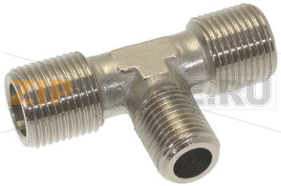 RACCORDO A T 3/8Mx1/4Mx3/8M 