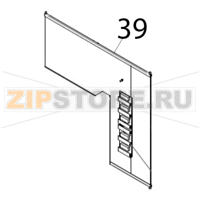 Assieme vetro interno 6T Piron PF1006_PI1 Assieme vetro interno 6T Piron PF1006_PI1Запчасть на деталировке под номером: 39