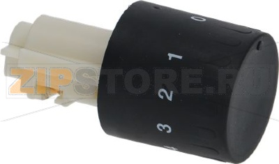 KNOB BLACK ø 28 mm 0-1-3-4-5-6-7-8-9 