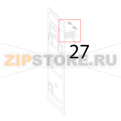 Termoregolatore digitale Zanolli Citizen PW 9+9/MC Termoregolatore digitale Zanolli Citizen PW 9+9/MCЗапчасть на деталировке под номером: 27