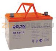 Delta ST 12-75 Свинцово-кислотный аккумулятор (АКБ) Delta ST 12-75: Напряжение - 12 В; Емкость - 75 Ач; Габариты: длина 306 мм, ширина 169 мм, высота 231 мм, Вес: 30 кгТехнология аккумулятора: AGM VRLA Battery