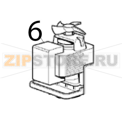 Water pump ATEX Scotsman AC 56 Water pump ATEX Scotsman AC 56Запчасть на деталировке под номером: 6