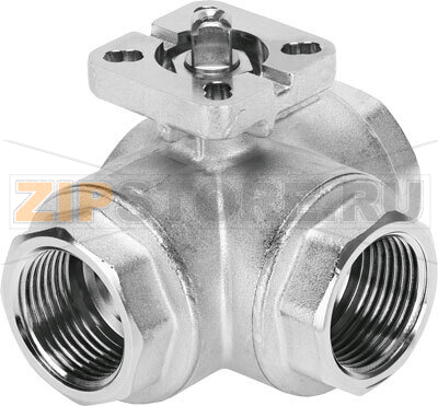 Кран шаровой Festo VZBM-11/4-RP-40-F-3T-F0405-B2B3 