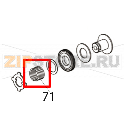 Spring D1.6*D19.2*24L*5N Godex EZPi-1300 Spring D1.6*D19.2*24L*5N Godex EZPi-1300Запчасть на деталировке под номером: 71Название запчасти Godex на английском языке: Spring D1.6*D19.2*24L*5N EZPi-1300.
