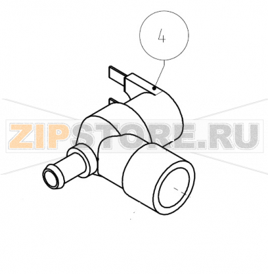 Elettrovalvola acqua una via 90 3/4 220V Imesa LM 23                                  Elettrovalvola acqua una via 90 3/4 220V Imesa LM 23Запчасть на сборочном чертеже под номером: 4Название запчасти на итальянском языке: Elettrovalvola acqua una via 90 3/4 220V Imesa LM 23