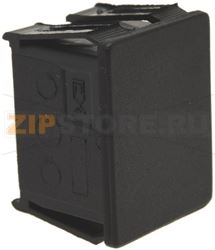 КРЫШКА НА ОТВЕРСТИЕ, ЧЕРНАЯ 22X30 ММ 