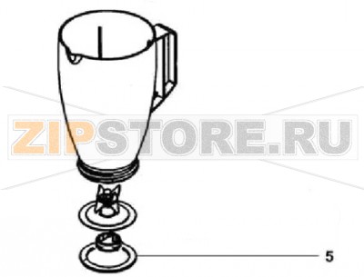 Прокладка стакана Fimar FRI/150 Прокладка стакана для блендера Fimar FRI/150Запчасть на деталировке под номером: 5Количество запчастей в комплекте: 1Оригинальное название запчасти Fimar: Gasket