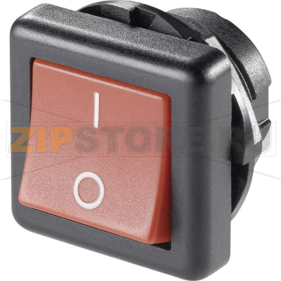 Переключатель клавишный 250 В/AC, 6 А, 1 x выкл/вкл TRU Components TC-R13-136A-05 