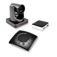 ClearOne COLLABORATE Live 300. Комплект ВКС в составе: COLLABORATE Live C300 Codec; UNITE 150 PTZ-камера с 12-кратным оптическим зумом, 1080P30 Full HD, USB; Спикерфон CHAT 150C; Облачная лицензия COLLABORATE SPACE Pro 10. Активация клиента Skype для бизн