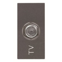 Розетка TV, антрацитовая ABB 2CLA215000N1801