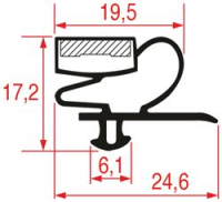 SNAP-IN GASKET 374x357 mm