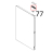 Staffa superiore porta Unox XBC 804