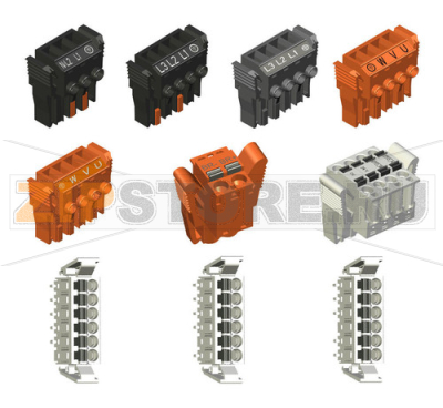 Комплект разъемов, 9 шт Schneider Electric VW3M2201 