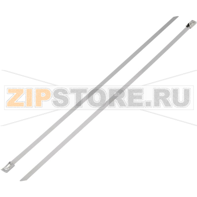 Стяжка кабельная 152 мм, серебристая, 1 шт TRU Components TC-BST-152203 