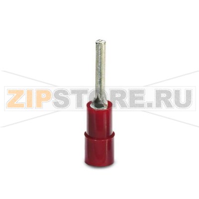 Штыревой кабельный наконечник Phoenix Contact C-PCI 1,5/2 красный, 0,5 - 1,5 мм², L1 = 12 мм.Минимальный заказ: 100 шт.Упаковка: 100 шт.