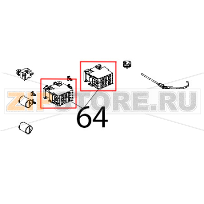 Teleruttore ge 25 A, 230 V, 50/60 Hz Unox XBC 404 Teleruttore ge 25 A, 230 V, 50/60 Hz Unox XBC 404Запчасть на деталировке под номером: 64