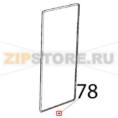 Nottolino M6 cromato fiss. suppor Unox XBC 1005E Nottolino M6 cromato fiss. suppor Unox XBC 1005EЗапчасть на деталировке под номером: 78
